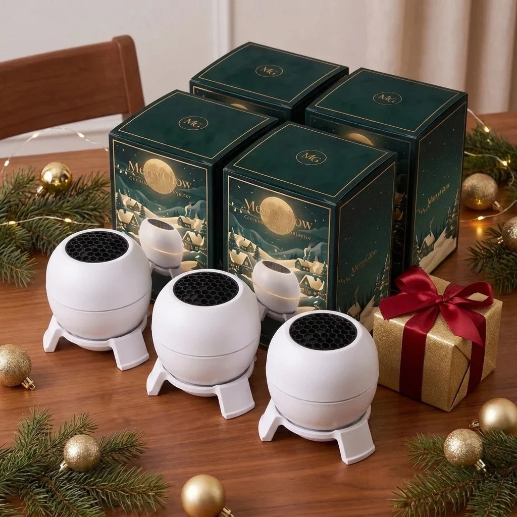 MerryGlow projectors bundle with gift boxes and a surprise gift